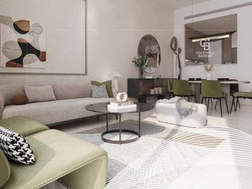 High-Floor 1BR | Pool View | South Living - Interior view