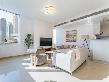 Bright and Modern | Luxury Furnished | DIFC View - Interior view