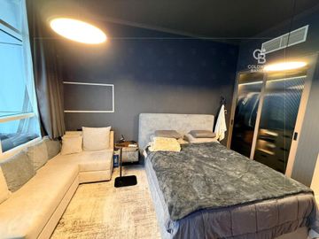 Upgraded Furnished Studio | Golf View I High Floor - Interior view