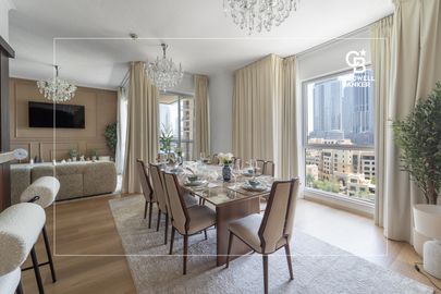 Fully Furnished 3BR with Burj And Fountain Vistas - Interior view