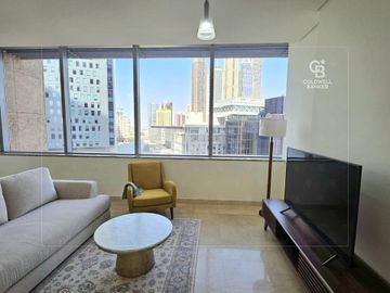 Fully Upgraded | Fully Furnished | DIFC View - Interior view