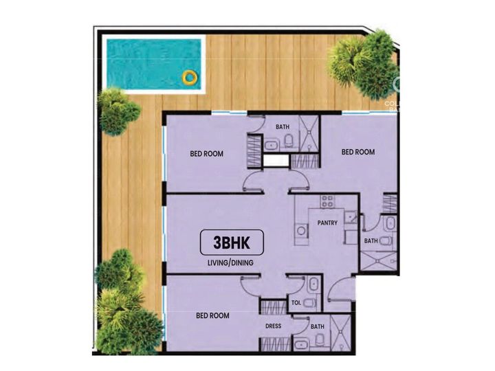 Floor plan - Breathtaking project in Italian-Victorian style
