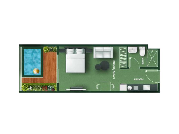 Floor plan - Enjoy the touch of the Nature from your balcony