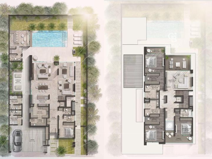Floor plan - Single Row | Pool and Landscaping | Upgraded