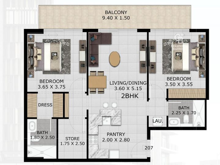 Floor plan - 2+STUDY |HANDOVER IN JUNE |NEXT TO PARK+LULU MALL
