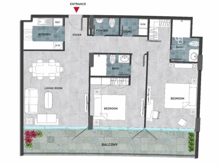 Floor plan - 2BHK |  NEAR TO AIRPORT | NO AGENCY FEE