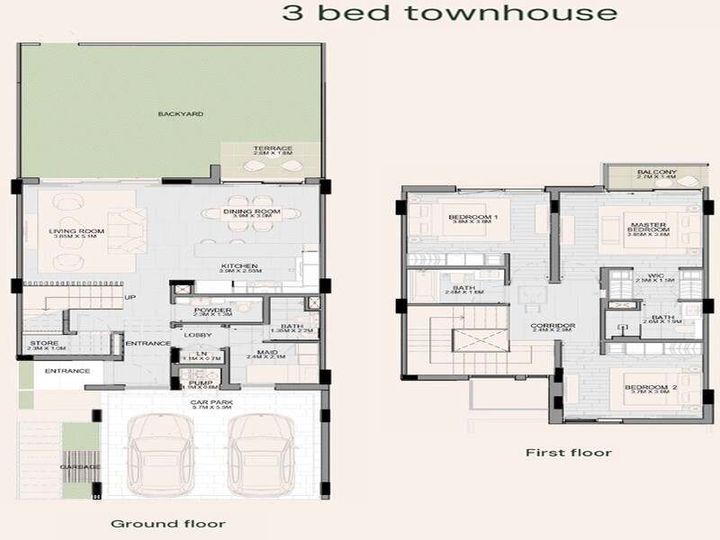Floor plan - Direct Park View | Prime Location | Single Row