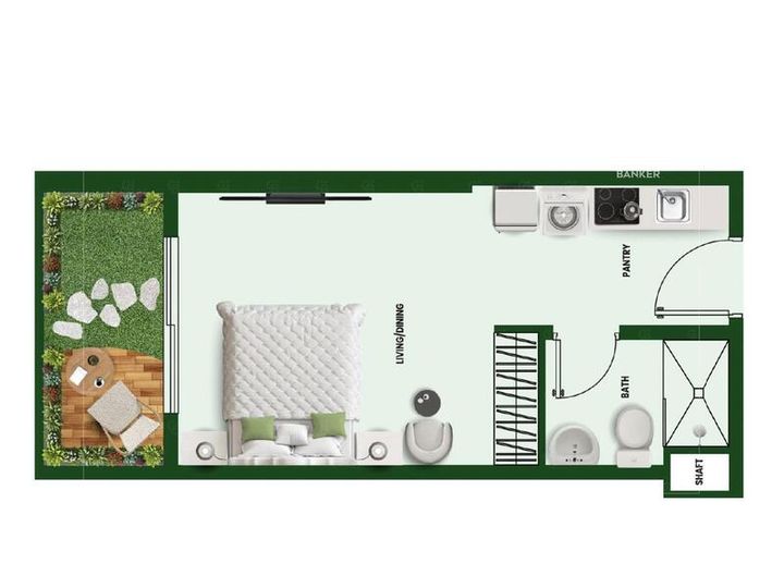 Floor plan - PREMIUM WELLNESS STUDIO | OFF-PLAN OPPORTUNITY