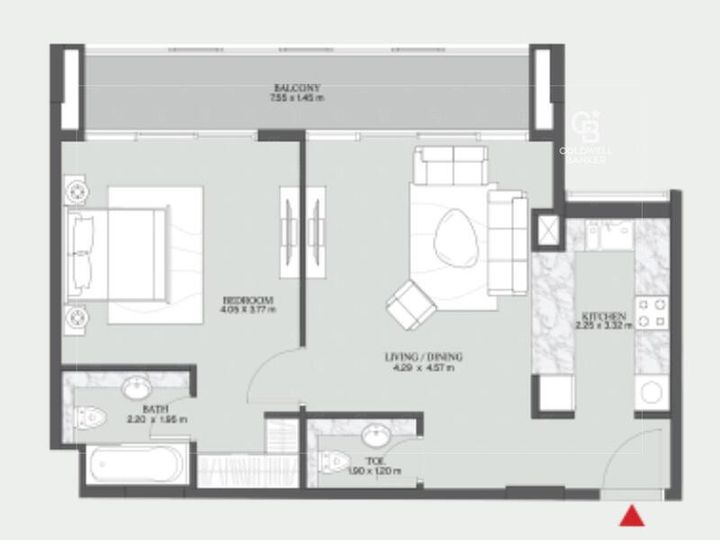 Floor plan - Vacant | Prime Location | Dubai South