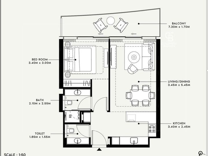 Floor plan - MODERN APARTMENT | PRIME LOCATION | HIGH DEMAND