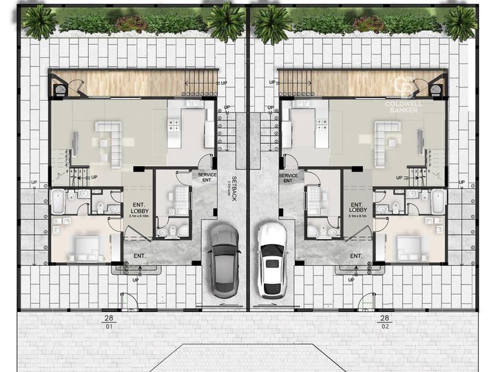 Floor plan - Elegant Twin-House | Vastu | Ready to move in