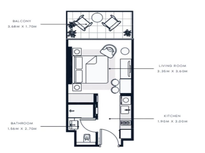 Floor plan - Stylish | Lagoon Style community | Investor deal