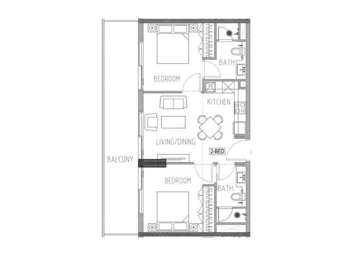 Floor plan - Hot Deal | 2BR ELO | Resale | High ROI Potential