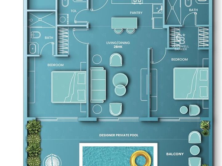 Floor plan - SIGNATURE RESIDENCE | PRIVATE POOL | LUXURY LIVING