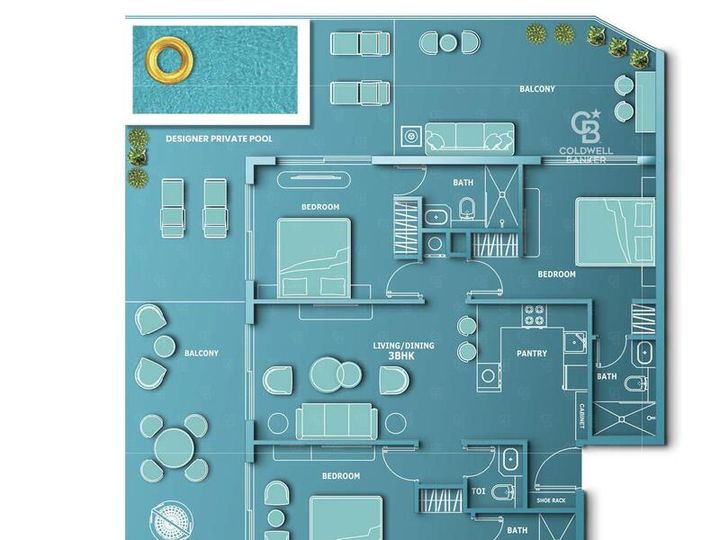 Floor plan - Private Pool Residence | Exclusive Luxury Living