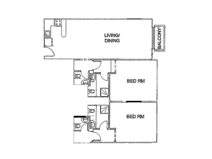 Floor plan - Furnished | Metro | Sea View | Multiple Options