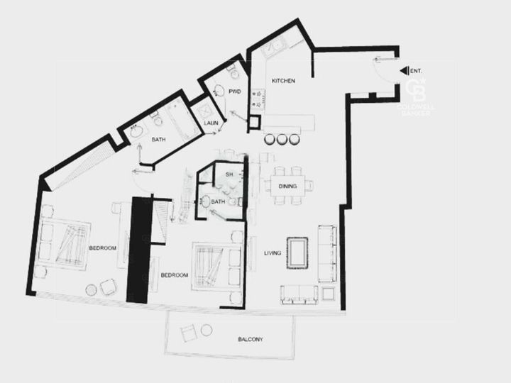 Floor plan - HIGH FLOOR | SPACIOUS UNIT | MOTIVATED SELLER