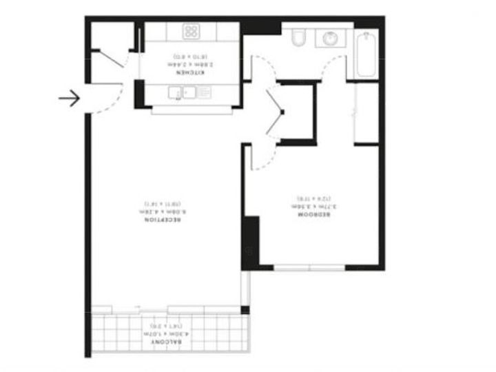 Floor plan - Vacant | Fully Furnished | Closed Community