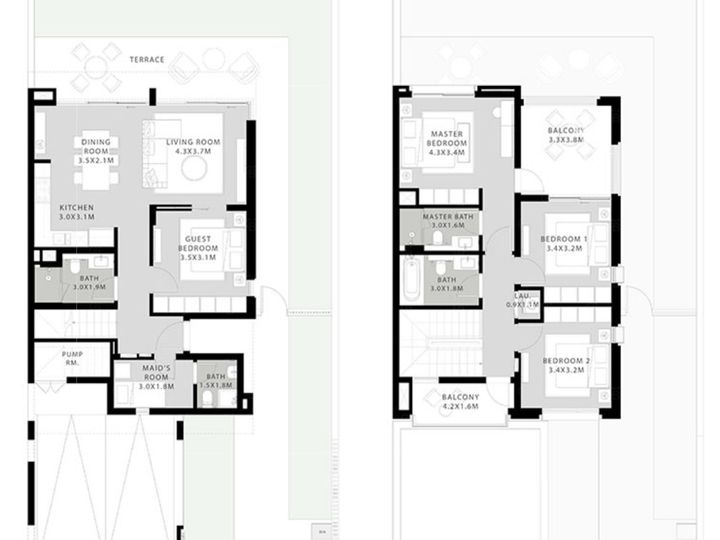 Floor plan - Corner End Unit | Large Plot | Near the Entrance
