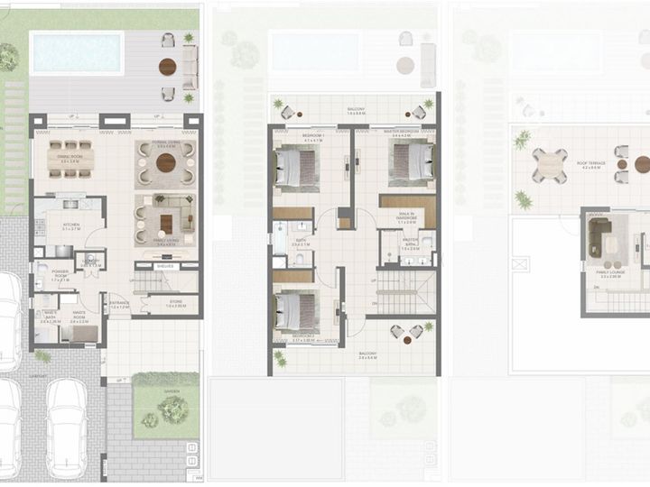 Floor plan - Single Row | Green Belt | Huge Plot