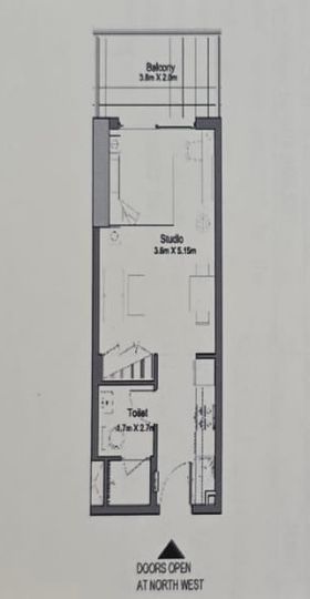 Floor plan - Skyline Views | Furnished | Minutes to Downtown