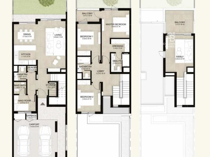 Floor plan - Single Row | Facing Park | Spacious G+2