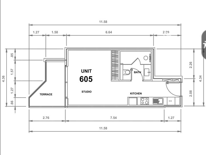 Floor plan - Pool View | Stylish | High Floor