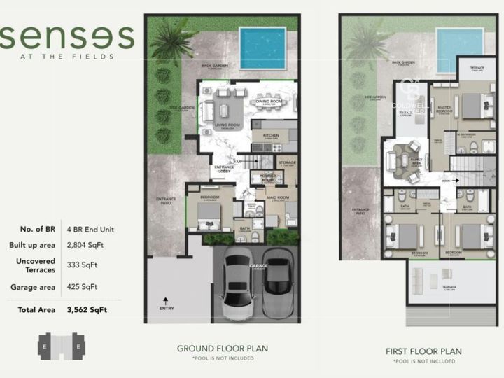 Floor plan - Corner Villa | Large Plot | Close to Exit